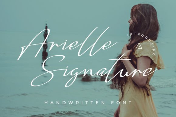 Arielle Signature: Elevating Editorial Design with Elegant Script Typography