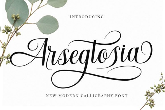 Arsegtosia: A Modern Script Font for Elegant Web Typography