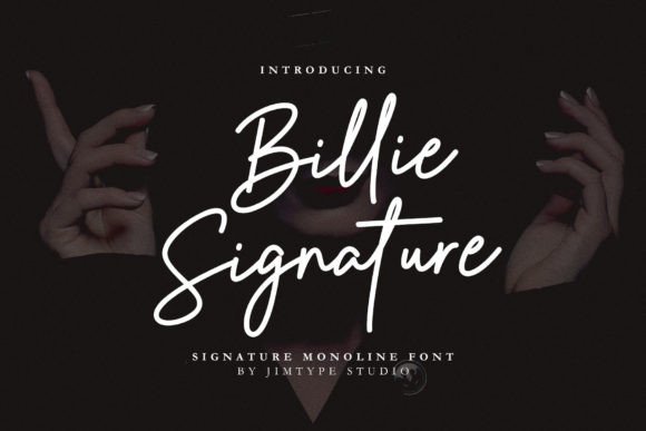 Billie Signature: A Stylish Script Font for Digital Designers