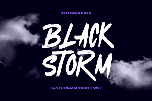 Black Storm Font: Bold Typography for Handmade Branding and Product Design