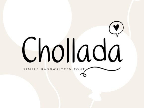 Chollada Font: Adding Handmade Charm to Every Letter