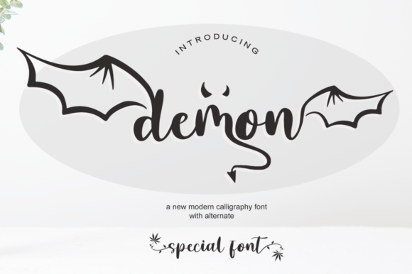 Demon: A Handwritten Font for Elegant Editorial Design