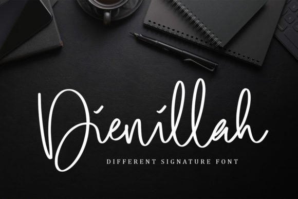 Dienillah: A Signature Font for Impactful Digital Branding
