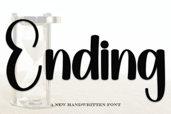 Ending: A Handwritten Font That Elevates Handmade Designs