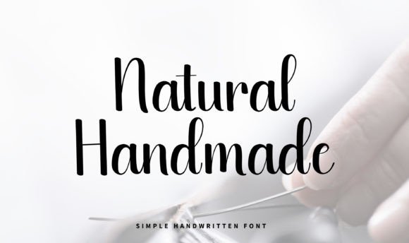 Exploring Natural Handmade: A Charming Handwritten Font for Creative Branding