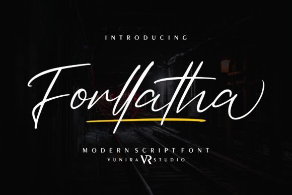 Forllatha Font: Elevate Your Brand with Elegant Handwritten Typography