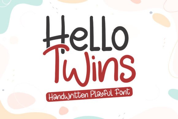 Hello Twins: A Playful Script Font for Warm Editorial Design