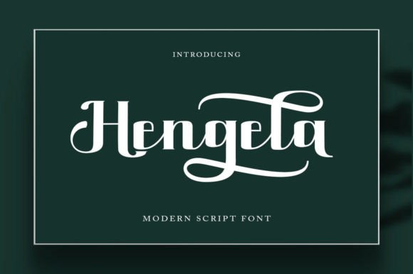 Hengela: A Modern Handwritten Font for Makers and Creative Sellers