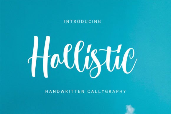 Hollistic: A Handwritten Font for Modern Editorial Design