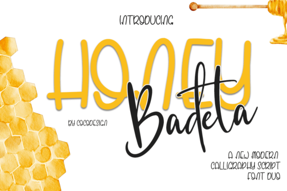 Honey Badeta: A Modern Script Font for Bold Marketing Visuals