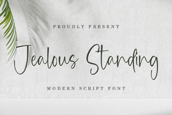 Jealous Standing: A Modern Script Font for Charming Editorial Design