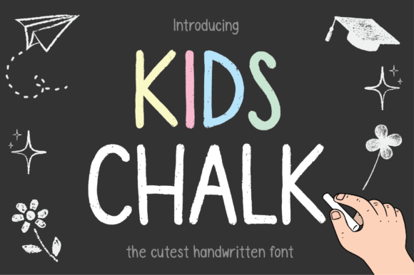 Kids Chalk Font: A Playful Touch for Polished Brand Designs