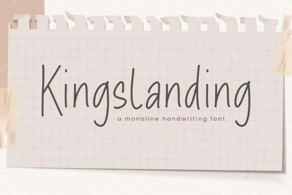 Kingslanding: A Sweet Handwritten Font for Modern Branding Projects