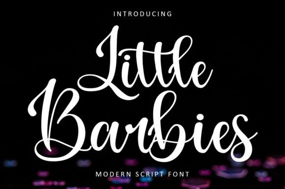 Little Barbies: A Handwritten Font for Elegant Web Design