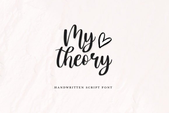 My Theory: A Script Font That Elevates Editorial Design with Elegance