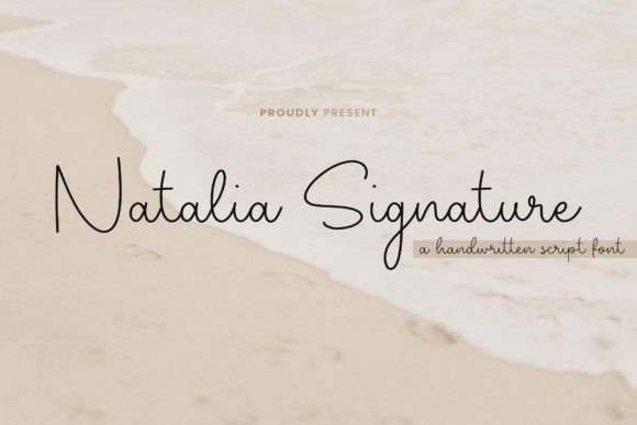Natalia Signature: A Luxe Script Font for High-End Brand Campaigns