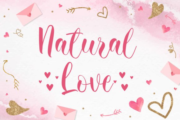 Natural Love: A Handwritten Font That Brings Charm to Every Maker’s Project