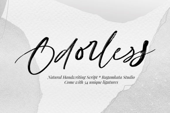 Odorless: A Handwritten Script Font That Brings Personality to Branding