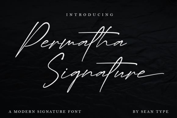 Permatha Signature: A Modern Script Font for Impactful Digital Branding