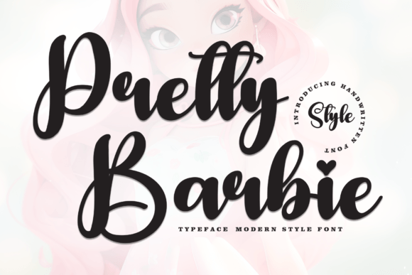 Pretty Barbie: A Handwritten Script Font for Modern Web Design
