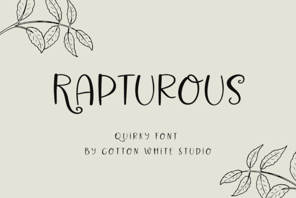 Rapturous Font: Elevating Web Design with Playful Elegance