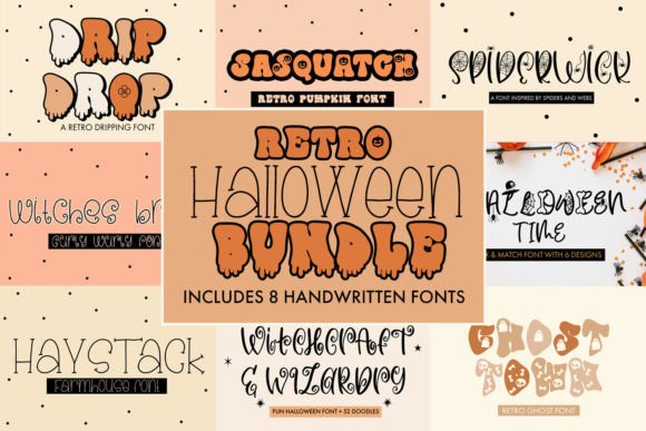 Retro Halloween Bundle: Spooky Fonts That Elevate Your Brand