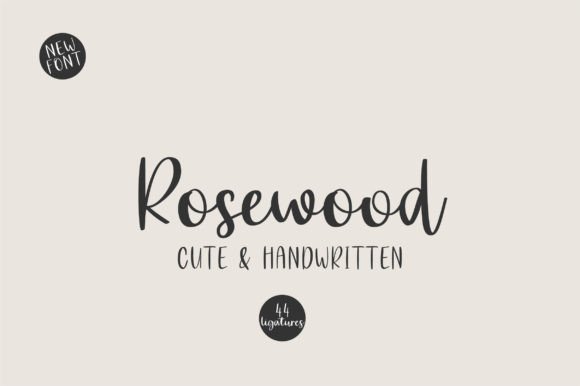 Rosewood: A Playful Script Font for Modern Web Design