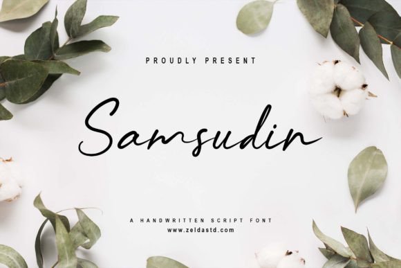 Samsudin: A Handwritten Script Font for Modern Editorial Design