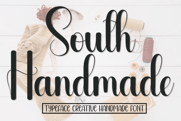 South Handmade: A Fresh Script Font for Editorial Design and Digital Publishing