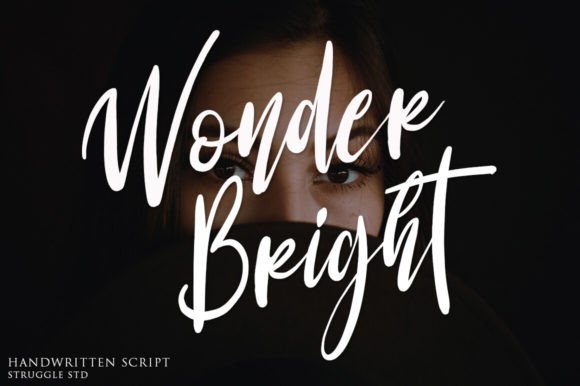 Wonder Bright: A Handwritten Font for Crafters and Product Designers