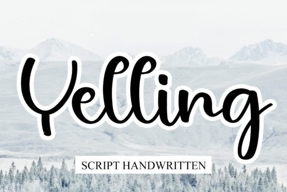 Yelling Font: Elevating Web Design with Stylish Script Typography